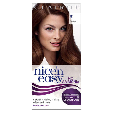 Nice N Easy No Ammonia Semi-Permanent Hair Dye 81 Mahogany